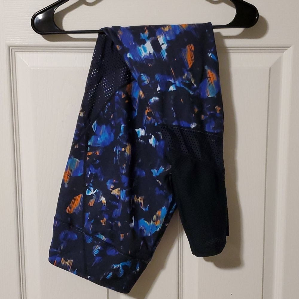 Zella mesh navy leggings